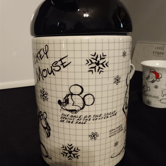 Disney Mickey Holiday Christmas Jar and Mug set - Picture 6 of 8